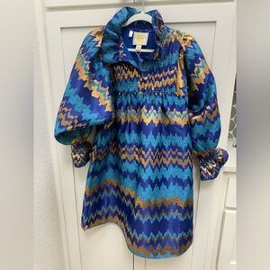 Emily McCarthy NWT Dress - Vibrant Zigzag